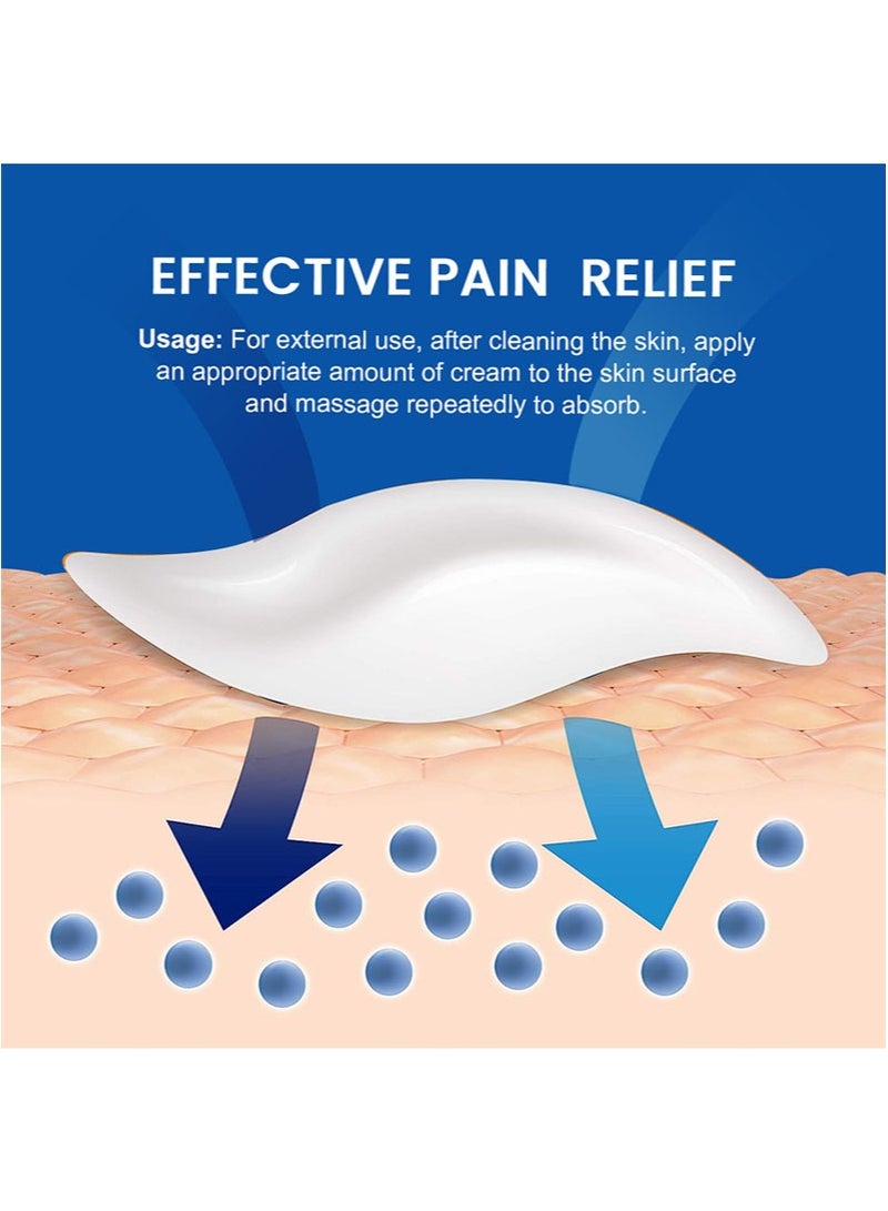 سوميفون مجموعة كريمات مسكنة للألم من Scorpion مكونة من 3 قطع تركيبة عشبية طبيعية متعددة التأثيرات مهدئة للألم لطيفة ولا تسبب تهيجًا مناسبة لإجهاد العضلات وآلام المفاصل (16 جم + 16 جم + 16 جم) - Image 5